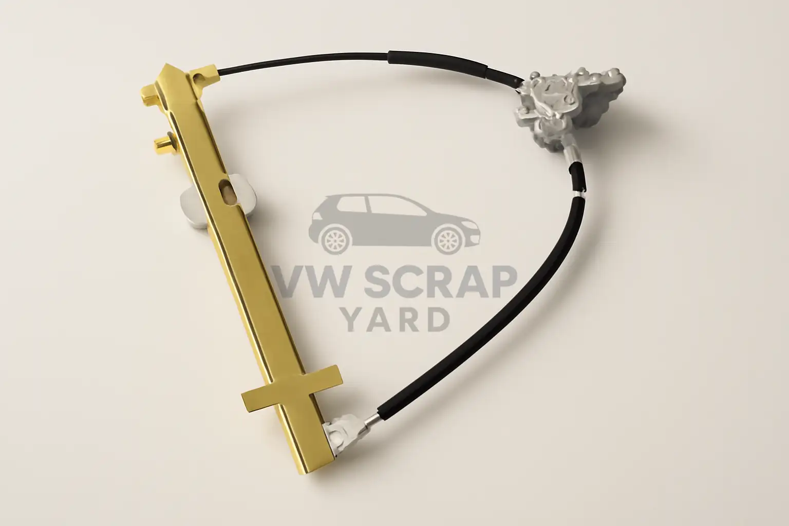 VW Golf Front Window Mechanism - Left (Full Glass)